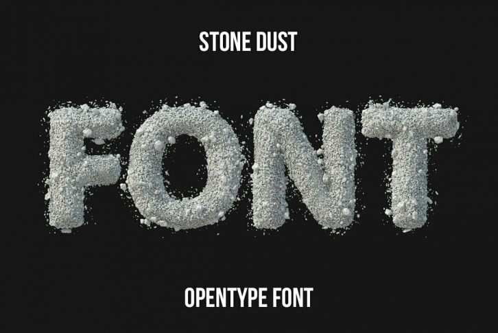 Stone Dust SVG Font Font Download