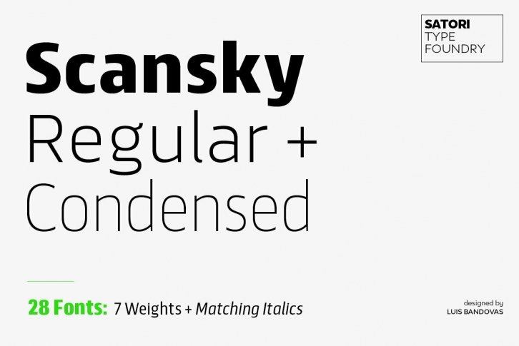 Scansky Font Font Download