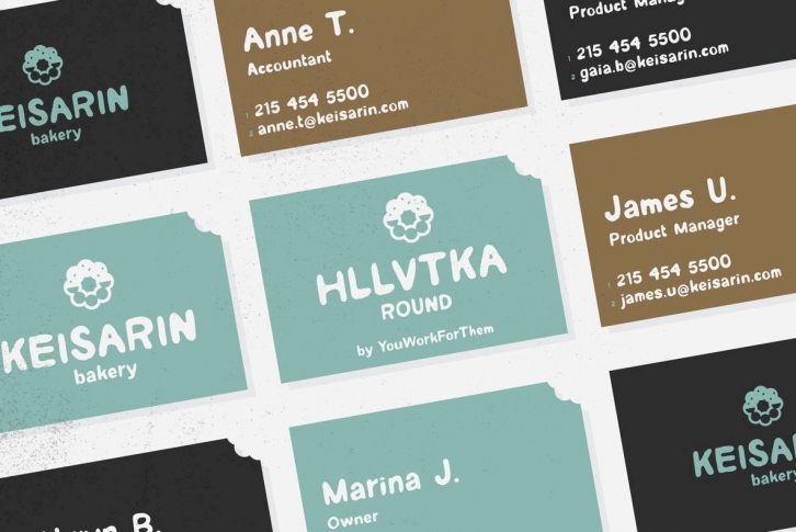 YWFT HLLVTKA Round Font Font Download