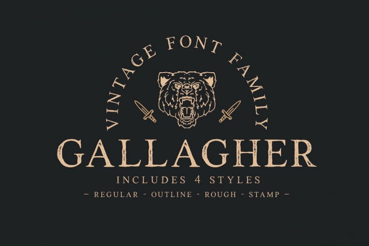 Gallagher Font Font Download