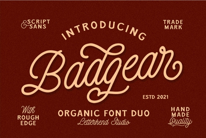 Badgear Duo Font Download