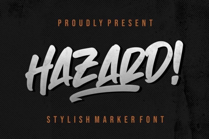 Hazard Font Font Download