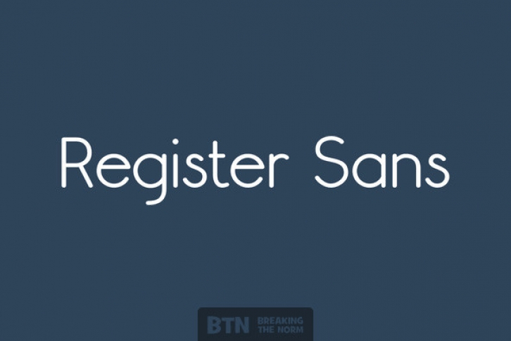 Register Sans Font Font Download