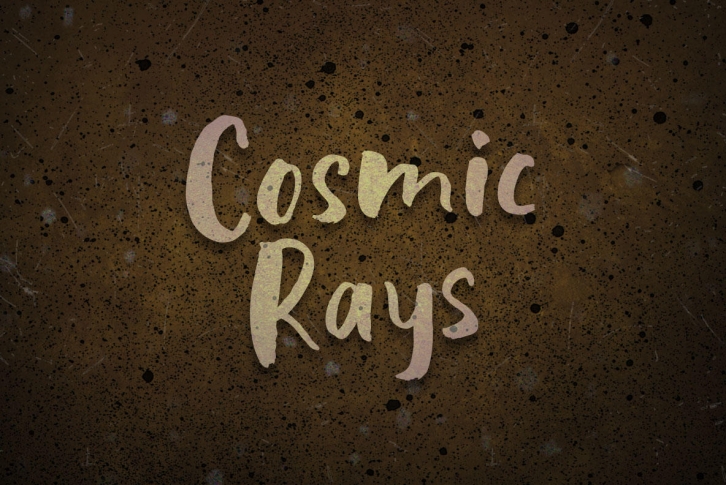 Cosmic Rays Font Font Download