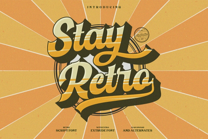 Stay Retro Font Font Download