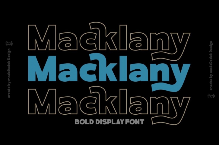 Maclany Font Font Download