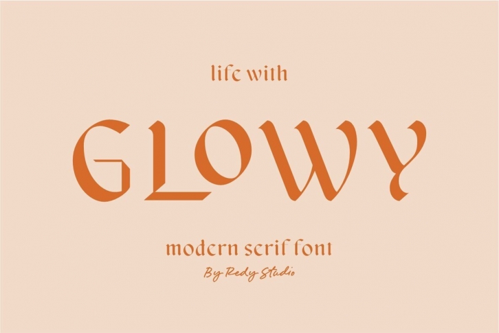 Glowy Font Font Download