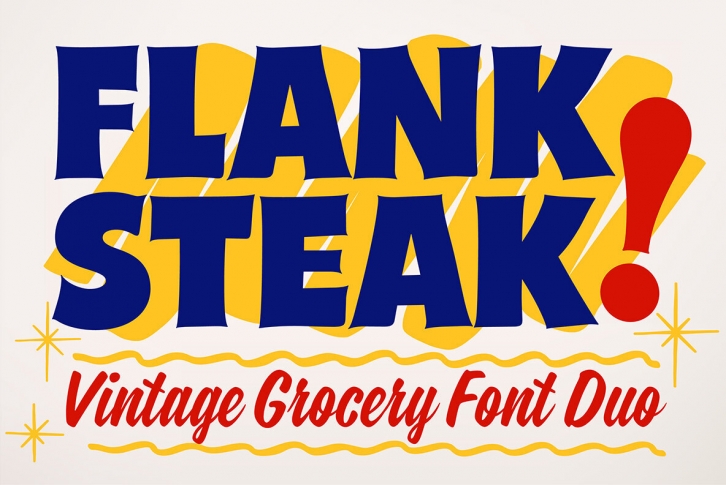 Flank Steak Font Font Download