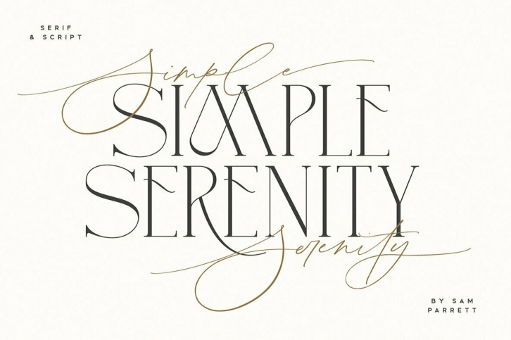 Simple Serenity Font Font Download