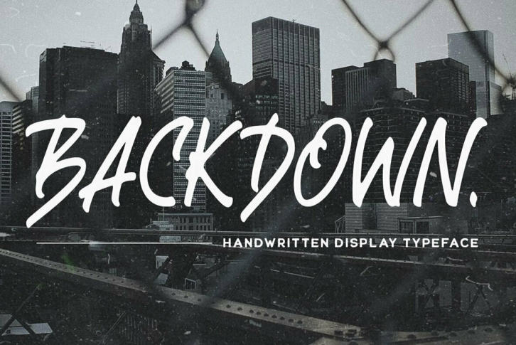 Backdown Font Font Download