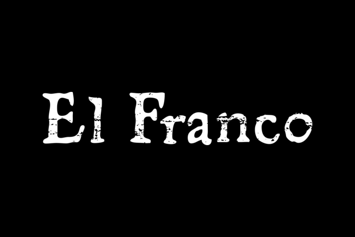 El Franco Font Font Download