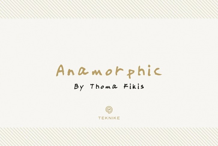 Anamorphic Font Font Download