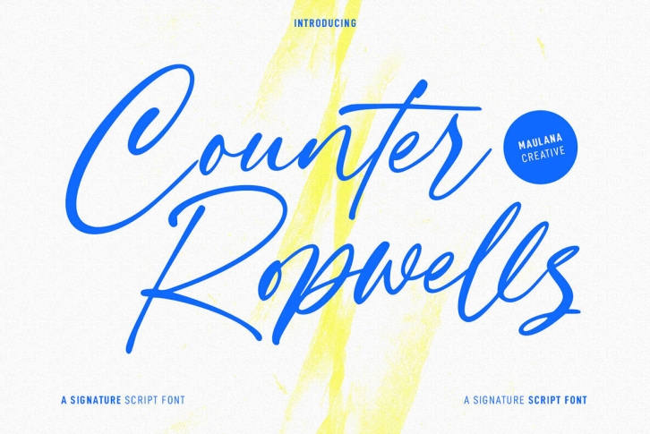 Counter Ropwells Font Font Download