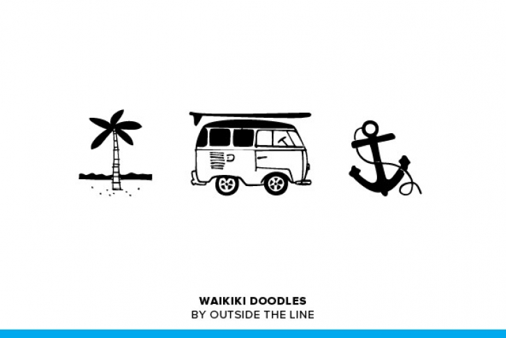 Waikiki Doodles Font Font Download