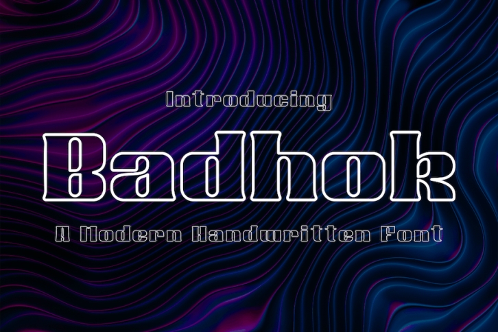 Badhok Font Font Download