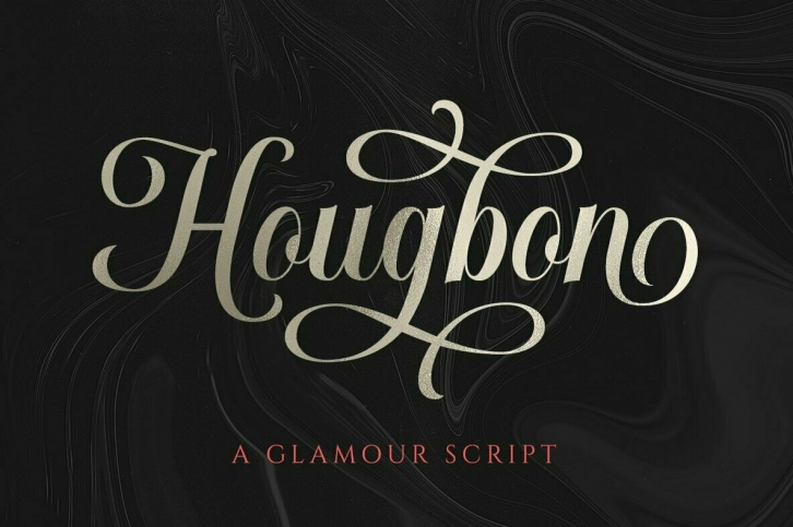 Hougbon Script Font Font Download