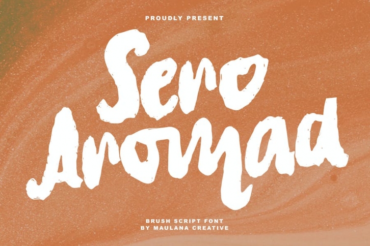 Sero Aromad Brush Script Font Font Download