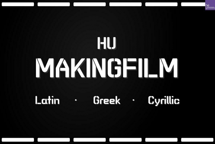 HU Makingfilm Font Font Download