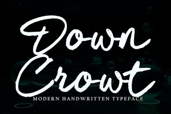 Down Crowt Font Download