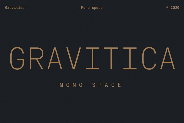 Gravitica Mono Font Font Download