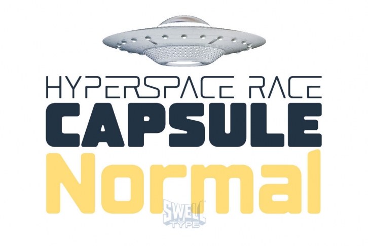 Hyperspace Race Capsule Normal Font Font Download