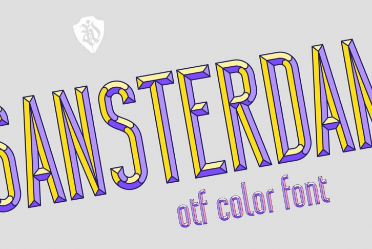 Sansterdam Color Font Font Download