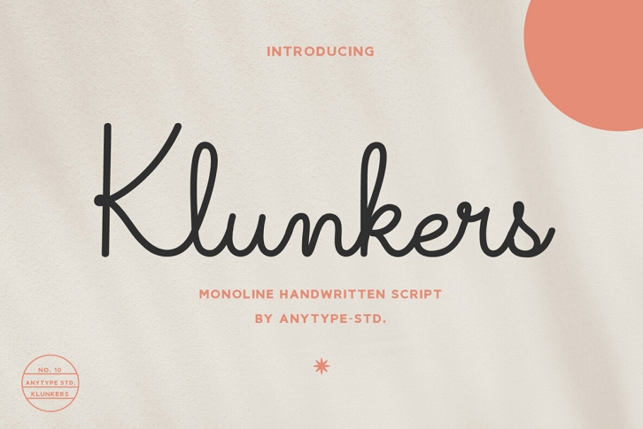Klunkers Script Font Font Download