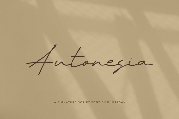 Autonesia Font Download