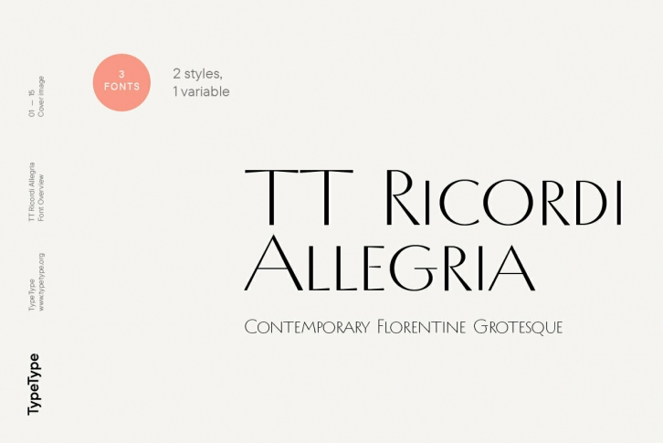 TT Ricordi Allegria Font Font Download