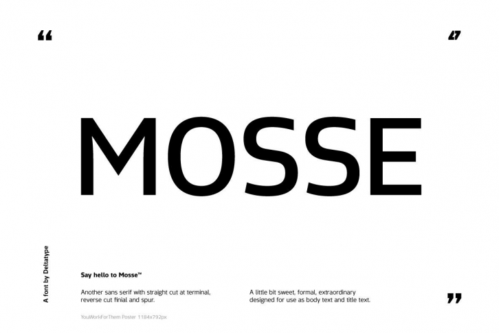 Mosse Font Font Download