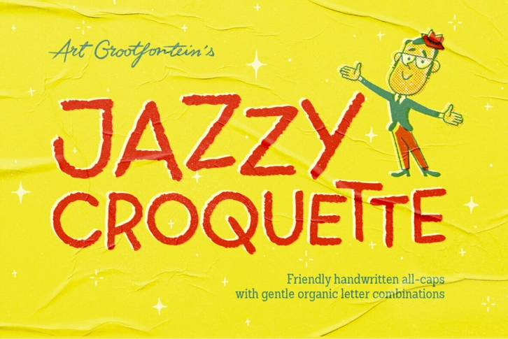 Jazzy Croquette Font Font Download