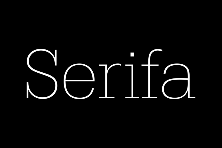 Serifa Font Font Download