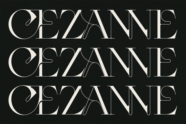 CEZANNE Font Font Download