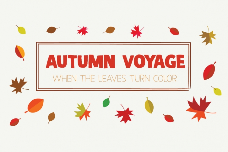 Autumn Voyage Font Font Download