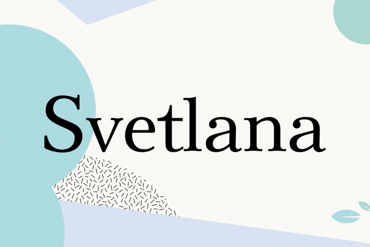 Svetlana Font Font Download