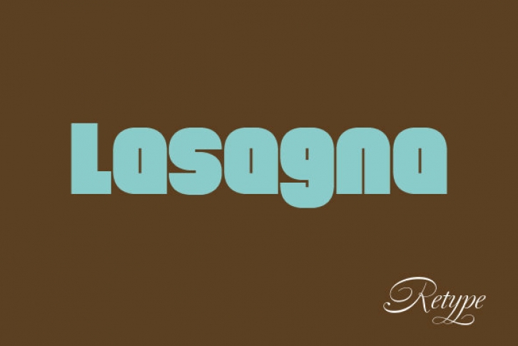 Lasagna Font Font Download