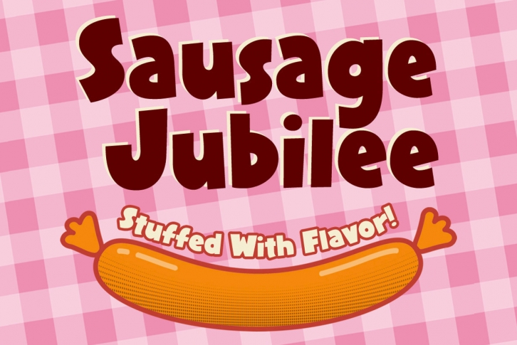 Sausage Jubilee Font Font Download