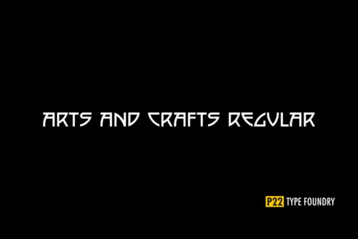 P22 Arts And Crafts Regular Font Font Download