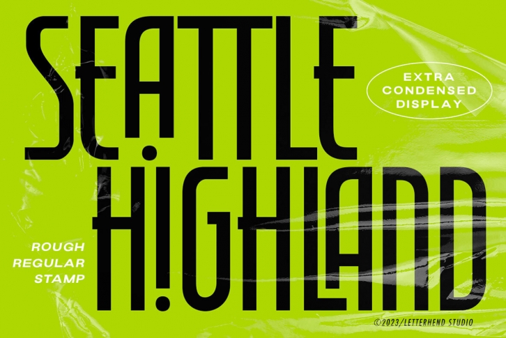 Seattle Highland Font Font Download