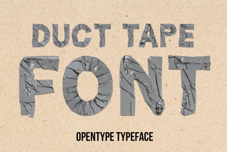 Duct Tape SVG Font Font Download