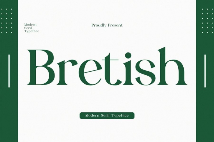 Bretish-Modern Serif Font Download