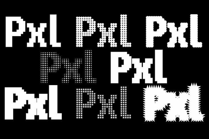 PIXEL Pattern Font Font Download