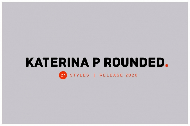 Katerina P Rounded Font Font Download