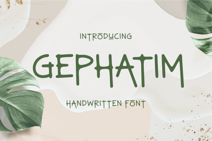 Gephatim Handwritten Font Font Download