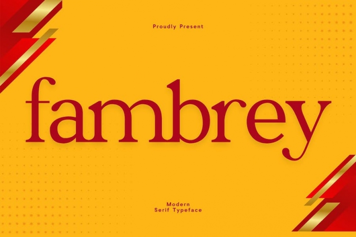 Fambrey-Modern Serif Font Download