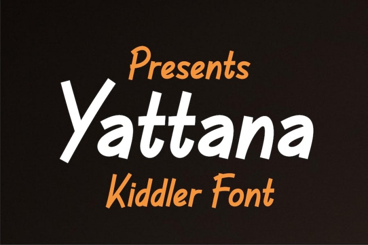 Yattana Kiddler Font Font Download