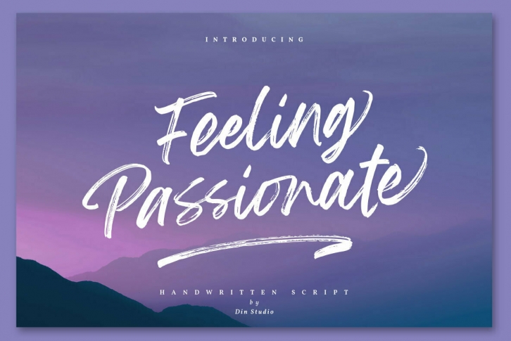 Feeling Passionate Font Font Download