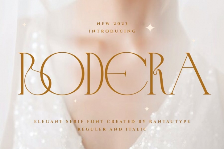 Bodera Elegant Display Serif Font Font Download