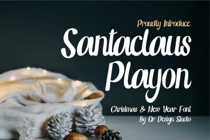 Santaclaus Playon Font Download