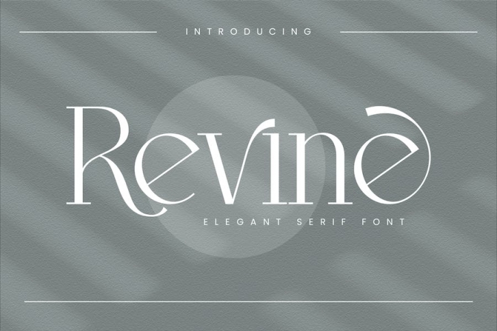 Revine Elegant Serif Font Font Download